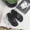 Cross Strap Platform Sandals