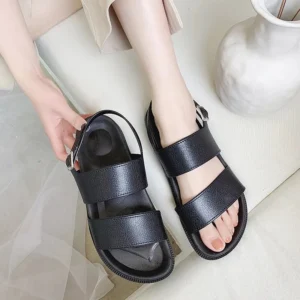 Cross Strap Platform Sandals