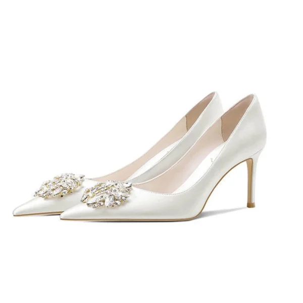 Bridal Rhinestone Stiletto Heels