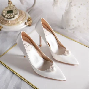 Bridal Pearl Stiletto Heels