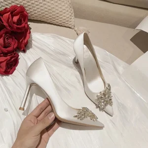 Bridal Pointed Stiletto Heels