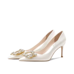 Bridal Satin Stiletto Heels