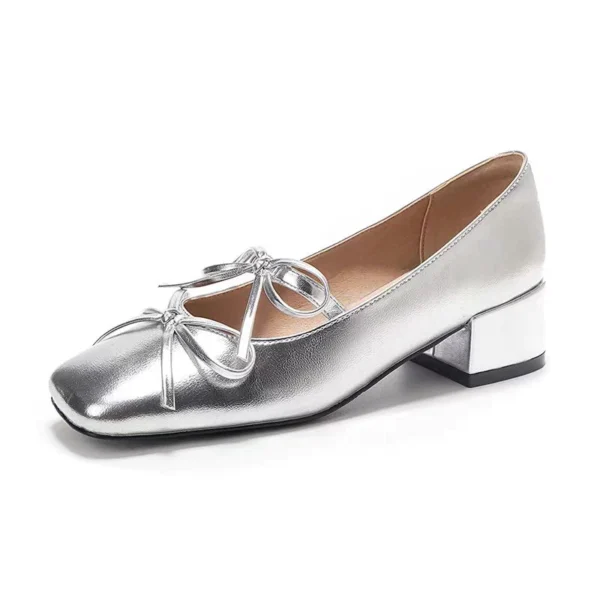 Mary Jane Bow Heels