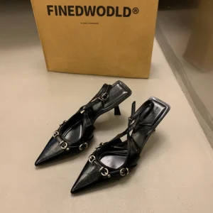 Pointed Slingback Stiletto Heels