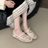 Round Toe Bow Flats