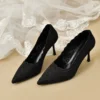 French Lace Stiletto Wedding Heels