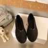 Round Toe Mesh Flats