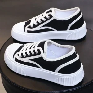 Women Canvas Low-Top Sneakers
